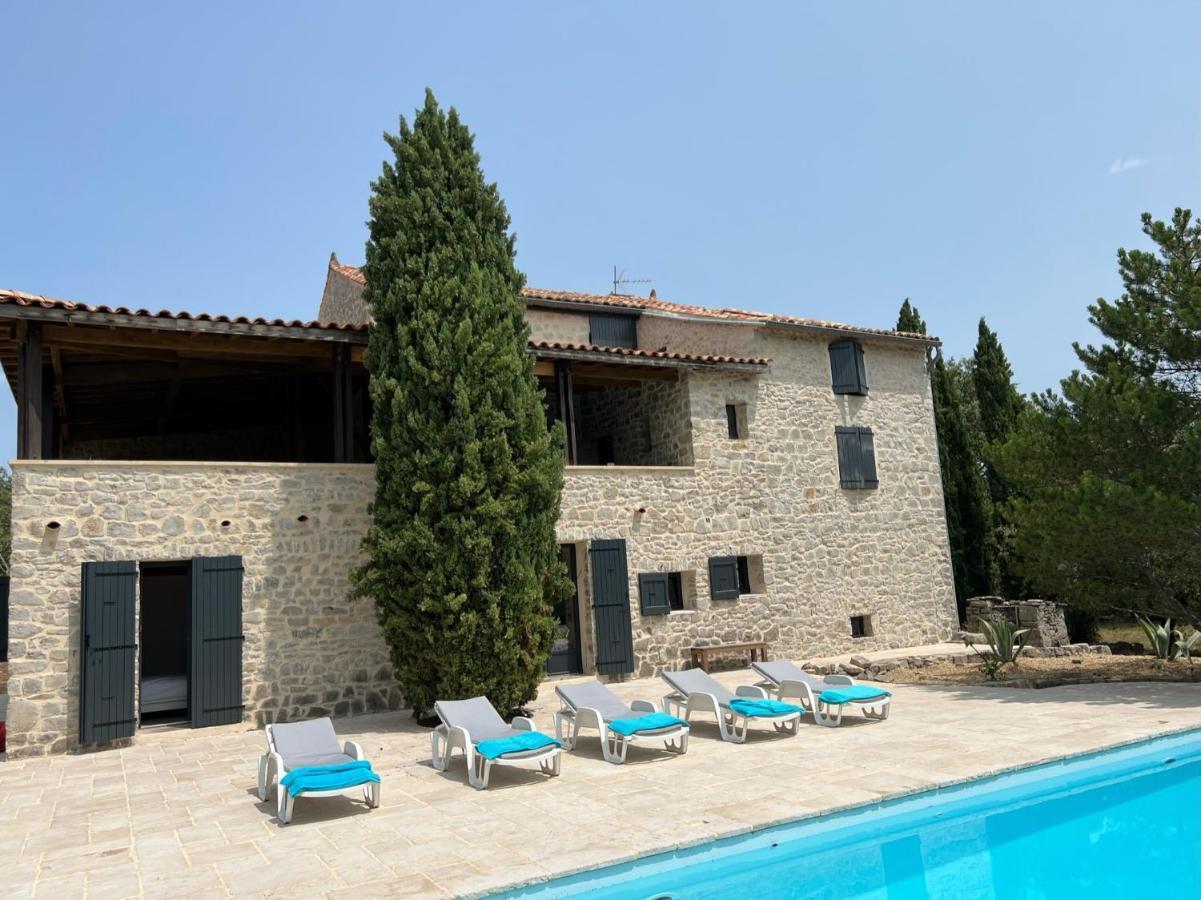 Luxurious Family House With Pool In Ardeche. Villa Les Vans Eksteriør billede