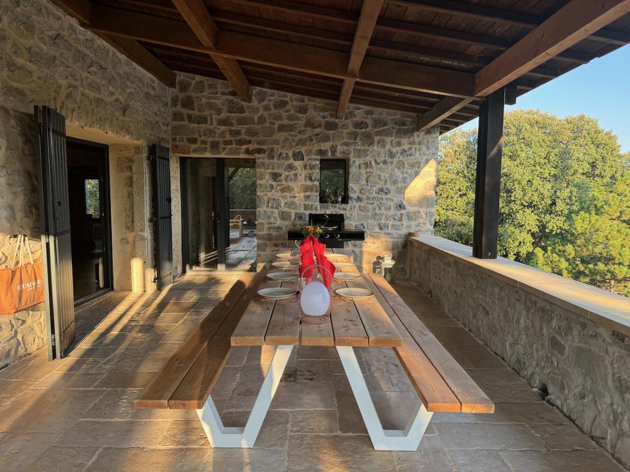 Luxurious Family House With Pool In Ardeche. Villa Les Vans Eksteriør billede